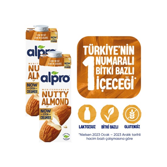 Alpro Barista Almond No Sugars 1 Litre