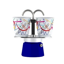 Bialetti Mini Express Kandinsky + 2 Espresso Fincanı