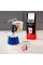 Bialetti Mini Express Kandinsky + 2 Espresso Fincanı – orijinal Bialetti moka pot