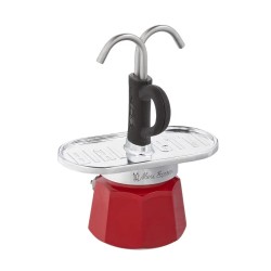 Bialetti Mini Express Magritte + 2 Espresso Fincanı Bialetti Mini Express Magritte + 2 Espresso Fincanı
