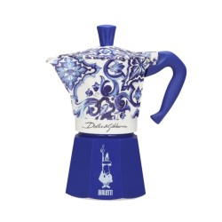 Bialetti Moka Pot Dolce&Gabbana Akdeniz Mavisi 3 Cups Bialetti Moka Pot Dolce&Gabbana Akdeniz Mavisi 3 Cups