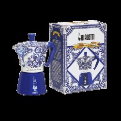 Bialetti Moka Pot Dolce&Gabbana Akdeniz Mavisi 3 Cups Bialetti Moka Pot Dolce&Gabbana Akdeniz Mavisi 3 Cups