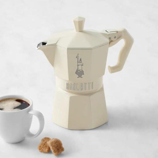 Bialetti Moka Pot Express Exclusive Krem 3 Cups – orijinal Bialetti moka pot