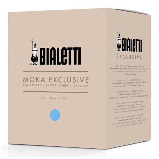 Bialetti Moka Pot Express Exclusive Mavi 6 Cups Bialetti Moka Pot Express Exclusive Mavi 6 Cups – orijinal Bialetti moka pot