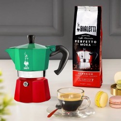 Bialetti Moka Pot Express Italia Multicolor 3 Cups Bialetti Moka Pot Express Italia Multicolor 3 Cups
