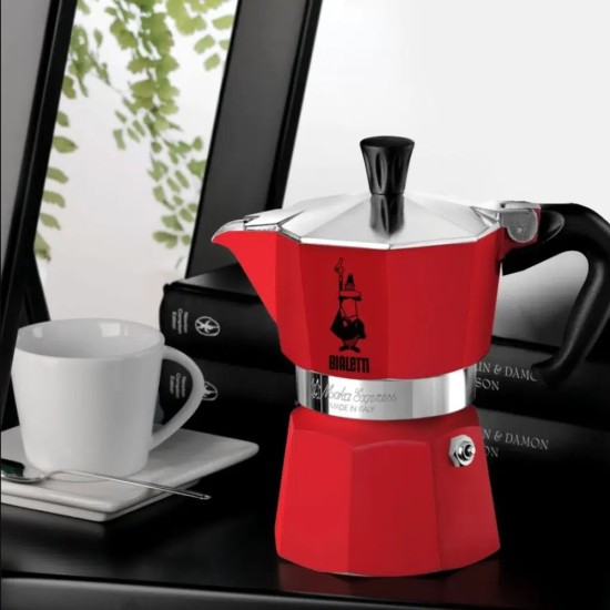Bialetti Moka Pot Express Kırmızı 6 Cups Bialetti Moka Pot Express Kırmızı 6 Cups – orijinal Bialetti moka pot