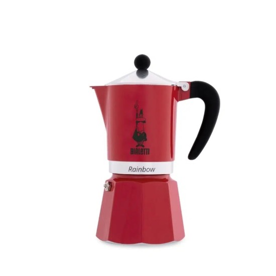 Bialetti Moka Pot Rainbow Kırmızı 6 Cups Bialetti Moka Pot Rainbow Kırmızı 6 Cups – orijinal Bialetti moka pot