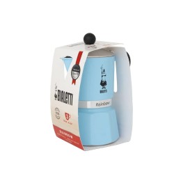 Bialetti Moka Pot Rainbow Mavi 3 Cups Bialetti Moka Pot Rainbow Mavi 3 Cups