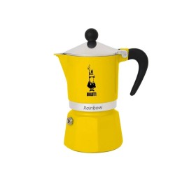 Bialetti Moka Pot Rainbow Sarı 6 Cups Bialetti Moka Pot Rainbow Sarı 6 Cups