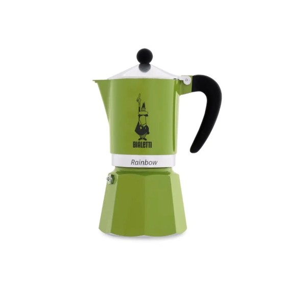 Bialetti Moka Pot Rainbow Yeşil 3 Cups Bialetti Moka Pot Rainbow Yeşil 3 Cups – orijinal Bialetti moka pot