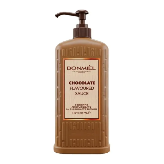 Bonmiel Çikolata Sosu 2000 ml profesyonel kakao aromalı çikolata sosu