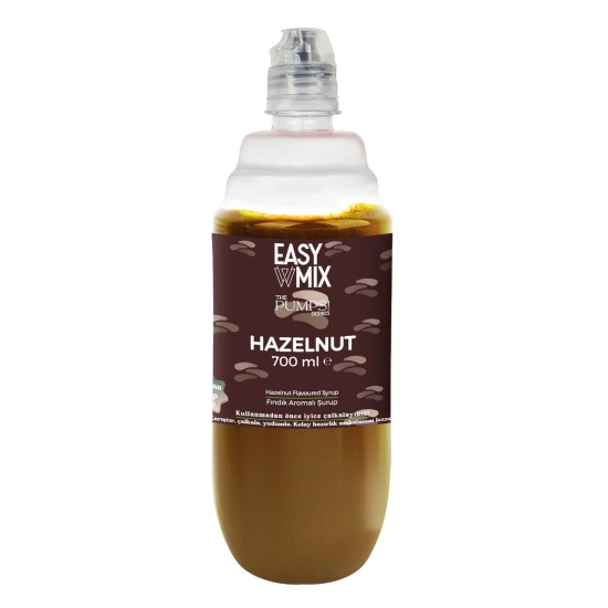 Easy Mix Hazelnut Fındık The Pumps Series 700 ml | Pluskahve Easy Mix Hazelnut Fındık The Pumps Series 700 ml - Fındık Aromalı Şurup