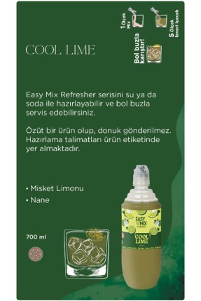 Easy mix X Cool Lime 700 ml Easy mix X Cool Lime 700 ml
