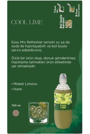 Easy mix X Cool Lime 700 ml Easy mix X Cool Lime 700 ml