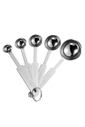 Çelik Kaşık Ölçek 5’li Set