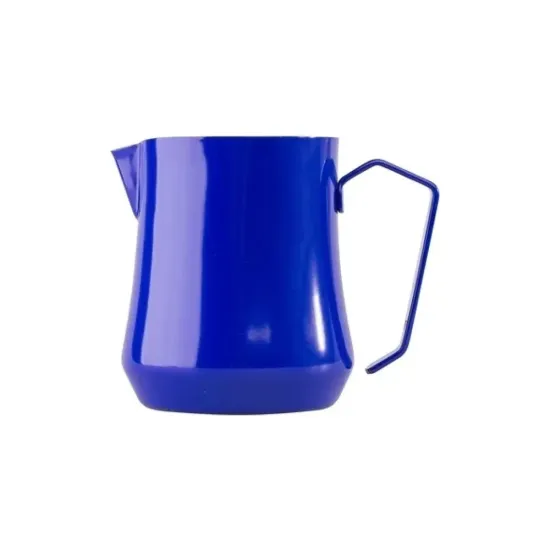 Motta Süt Potu Tulip Mavi 500 ml – Profesyonel Latte Art Süt Kabı