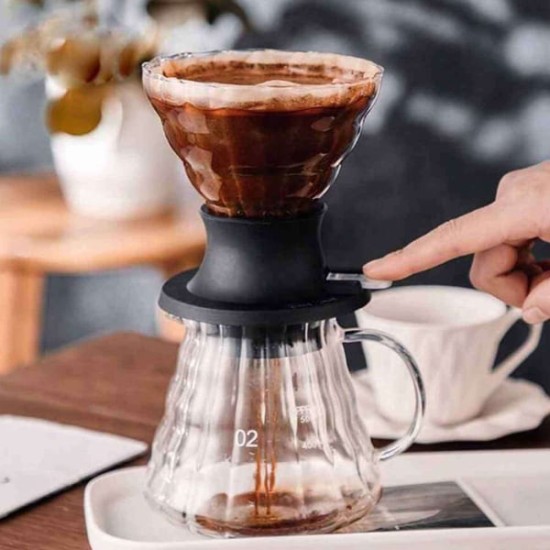 Ayarlı cam kahve dripper 200 ml ACD-20