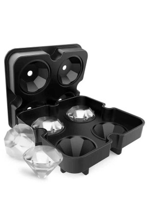 Silikon Elmas Buz Kalıbı 4’lü 47x38 mm