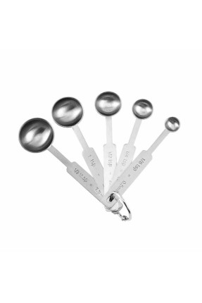 Çelik Kaşık Ölçek 5’li Set