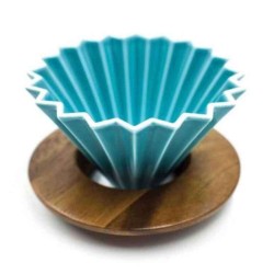 Ahşap Standlı Dripper – Turkuaz