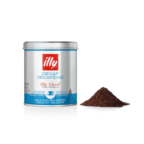 illy kafeinsiz toz kahve 125 gr decaffeinato