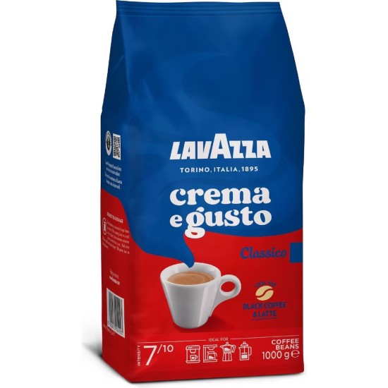 Lavazza Crema e Gusto Espresso Çekirdek Kahve 1KG Lavazza Crema e Gusto Espresso çekirdek kahve 1KG profesyonel espresso kahvesi