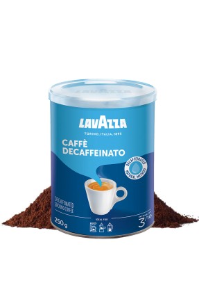 Lavazza Decaffeinato Kafeinsiz Öğütülmüş Kahve Teneke 250 G