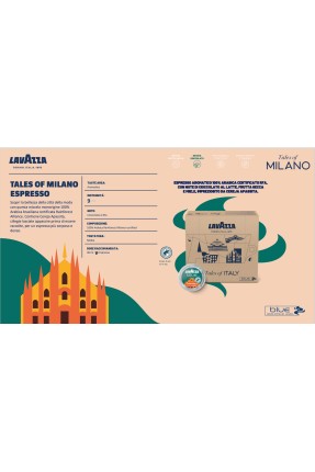 Lavazza Tales of Milano Espresso Blue Kapsül Kahve 100 Lü Lavazza Tales of Milano Espresso Blue Kapsül Kahve 100 Lü