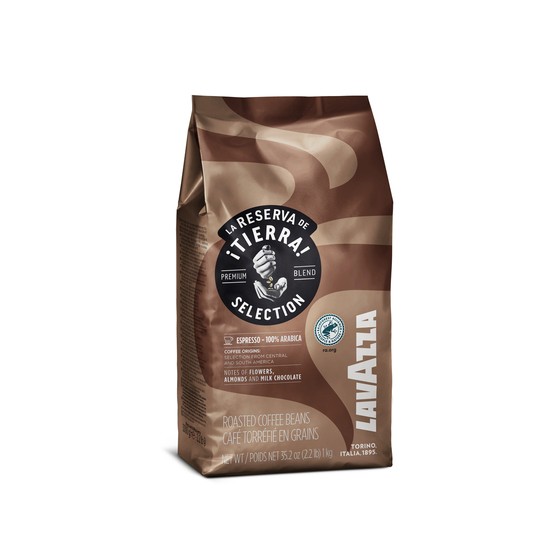 Lavazza Tierra Selection 1 kg çekirdek kahve paketi görseli