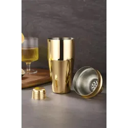 Çelik Gold Shaker 700 ml Kokteyl Hazırlama Kabı