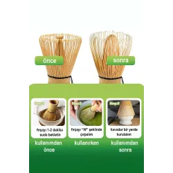 Bambu Matcha Whisk – Matcha Karıştırıcı Fırça