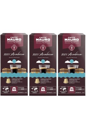 Caffè Mauro 100% Arabica Nespresso Uyumlu Kapsül 30 Adet Caffè Mauro 100% Arabica Nespresso Uyumlu Kapsül 30 Adet