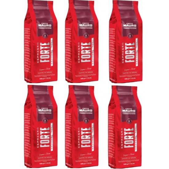 Caffè Mauro Espresso Forte çekirdek kahve 1 kg paket profesyonel espresso kahve