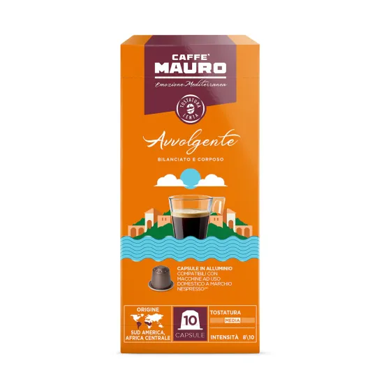 Caffè Mauro Avvolgente Nespresso uyumlu kahve kapsülü 10’lu paket