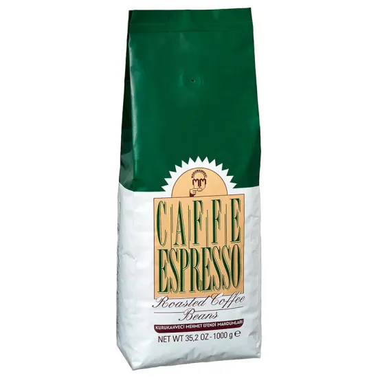 Mehmet Efendi Espresso Çekirdek Kahve 1 KG paket görseli