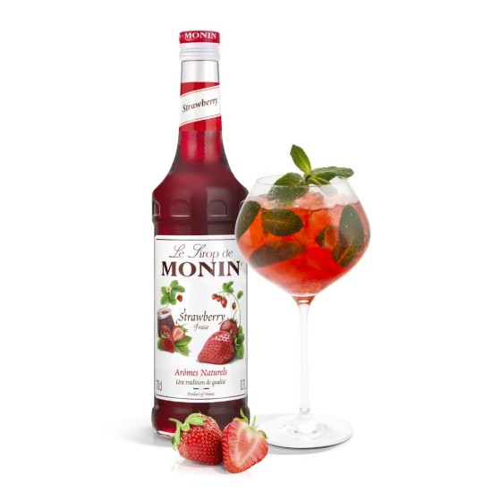 Monin Çilek Şurubu 700 ML Monin Çilek Şurubu 700 ml cam şişe görseli