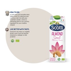 Scotti Almond Soul Bio & Badem Bazlı Bitkisel Süt 1Lt Scotti Almond Soul Bio & Badem Bazlı Bitkisel Süt 1Lt