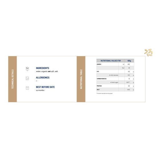 Scotti Organik Yulaf Barista Sütü – 1 Litre Scotti Organik Yulaf Barista İçeceği 1 Litre