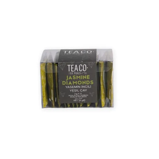 Tea Co Yaseminli Yeşil Çay Müslin Poşet 100’lü