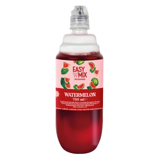 Easy Mix Watermelon Karpuz Refresher 700 ml - Karpuz Aromalı İçecek Bazı