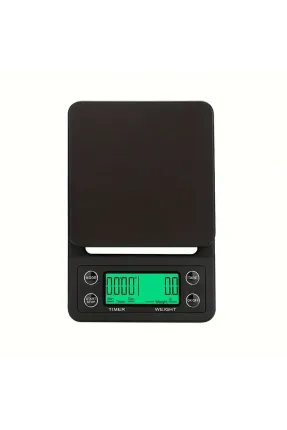 Zaman Ayarlı Hassas Kahve Terazisi Tartı 0.1gr Hassasiyet 3 Kg