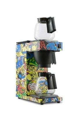 Kef Filtre Kahve Makinesi 1.8 Litre Grafiti